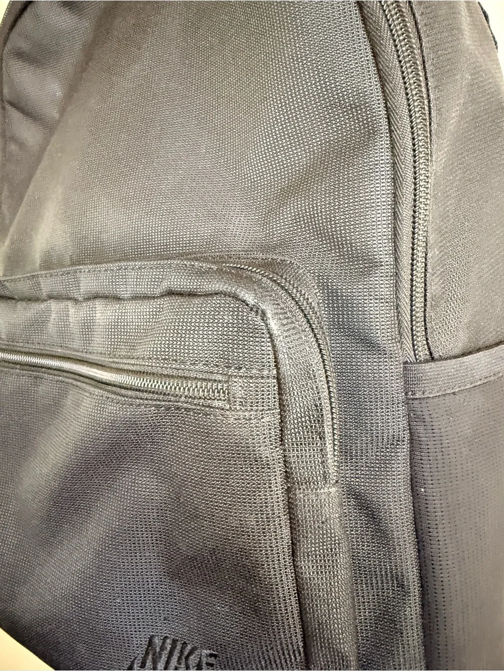 Nike Black Backpack School Gym Travel Multiple Pockets